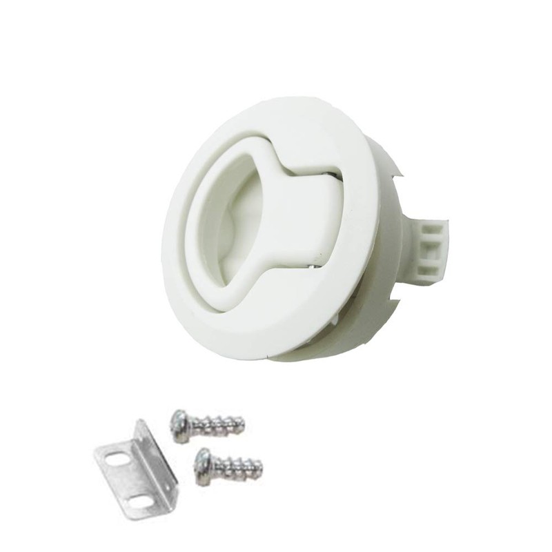 WJSKDQ 2PCS Boat 2'' Flush Pull Latch Slam Latch Hatch