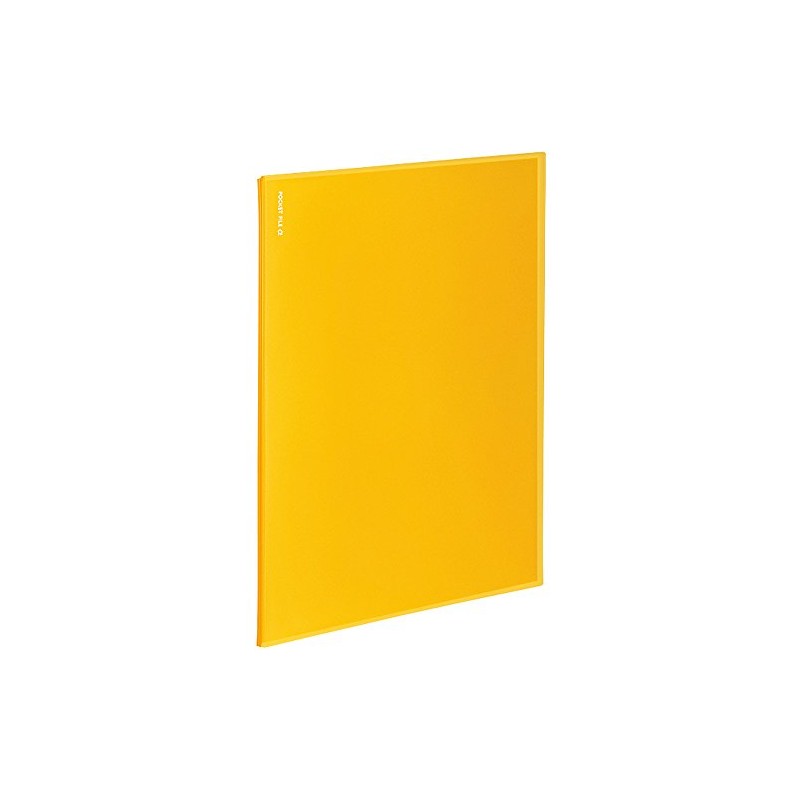 Kokuyo Novita α A4 Pocket File, 12 Pockets, Yellow, La