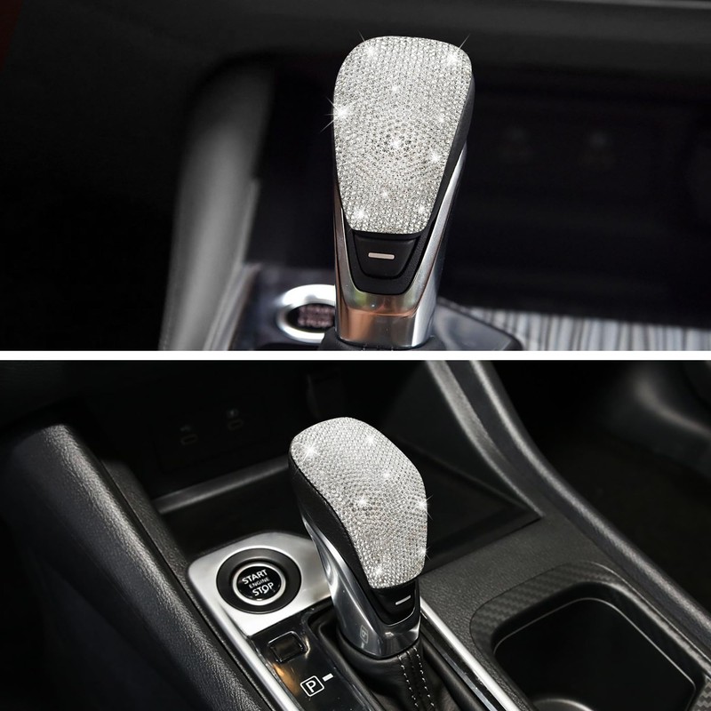 TOMALL Bling Gear Shift Knob Cover Compatible with Nissan Sentra