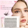 EMEDA DIY Eyelash Extensions, Mix 11-14 mm, 70 Pieces, Cluster