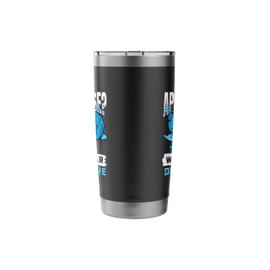 Apocalypse Water Bear Dont Care - Water Bear Tardigrade Stainless Steel Insulated Tumbler