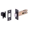 HANDLEZONE® Bathroom Toilet Door Deadbolt Lock - Black Matt -