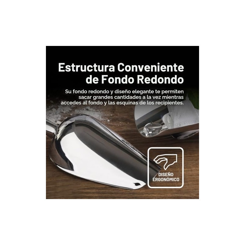 New Star Foodservice 1028508 Cuchara de Utilidad de Acero Inoxidable