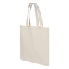 Q-TEES QTB Large Blank Heavy Duty Reusable Canvas Tote Shopping