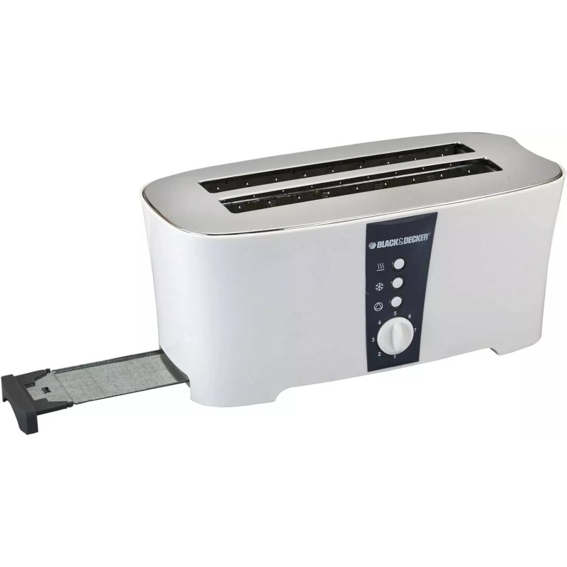 BLACK+DECKER Black & Decker ET124 4 Slice 1350W Toaster, 220-240V,