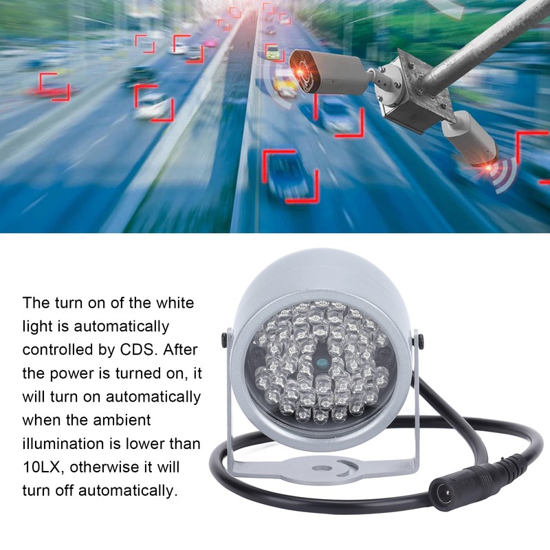 Night Vision Infrared Light IP5 Rainproof 48 LEDs IR Infrared