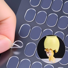 120Pcs Adhesive Stick Dots Double-Sided Mounting Putty Stick Tack for Wall Hanging Crafts Festival Party Decorations Accessory, Easy Clean Removable