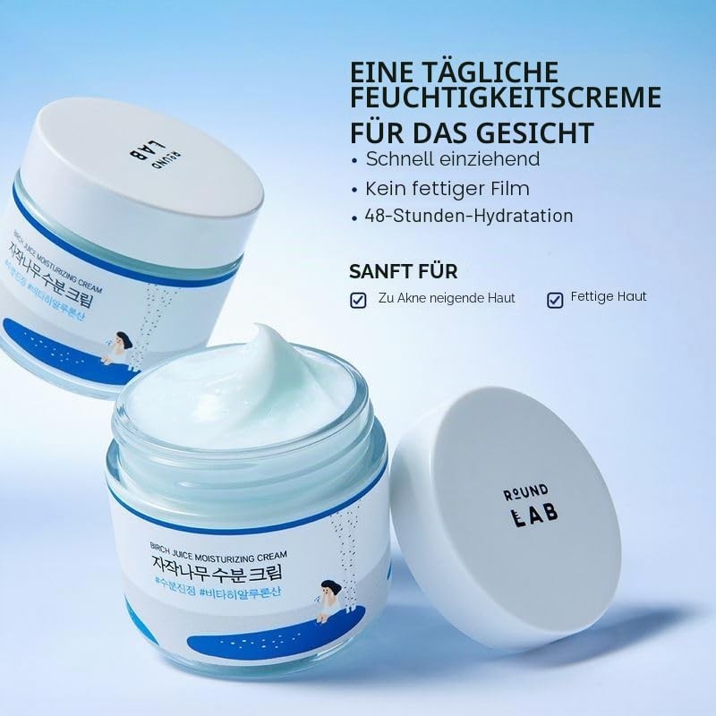 ROUND LAB Birch Juice Moisturising Cream (80 ml)
