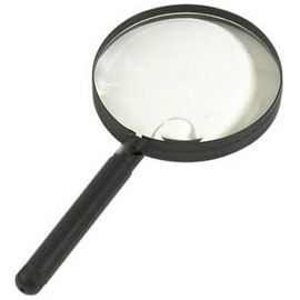 3.5" Inch 2x Magnification Metal Handle Reading Magnifier