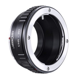 K&F Concept OM-M4/3 Objektiv Adapterring für Olympus OM Objektiv auf Micro 4/3 M4/3 Four Thirds Systemkamera