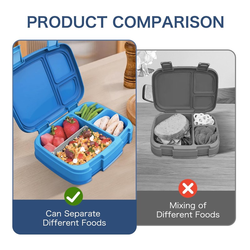 Zebrabox Lunch Box Insert Divider Compatible with Bentgo Fresh, Insert