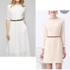 Diyafas Women's Adjustable Leather Belt for Dress Jeans Thin Belt
