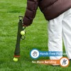 RSSLygaeonix Tennis Ball Launcher for Dogs, Launches 30+ ft, Green