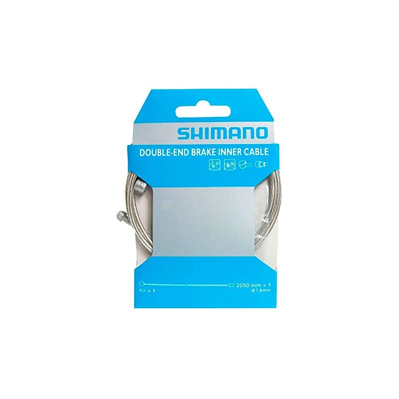 SHIMANO(シマノ) ロード/MTB用ダブルエンドブレーキインナーケーブル 2050mm×φ1.6mm Y80098411