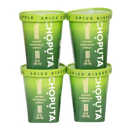 Choputa Ancient Supergrain (Fonio) Cereal Cup, 5g Protein, 24g Whole Grain, Dairy & Gluten Free. Spice Kissed Apple, 4 Cups…