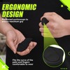 LTFIOON 1 Pair Anti Slip Workout Grips, Ergonomic Rubber Gym