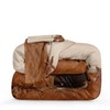 MOVE OVER Western Cowboy Comforter Set King Size Brown Cowhide