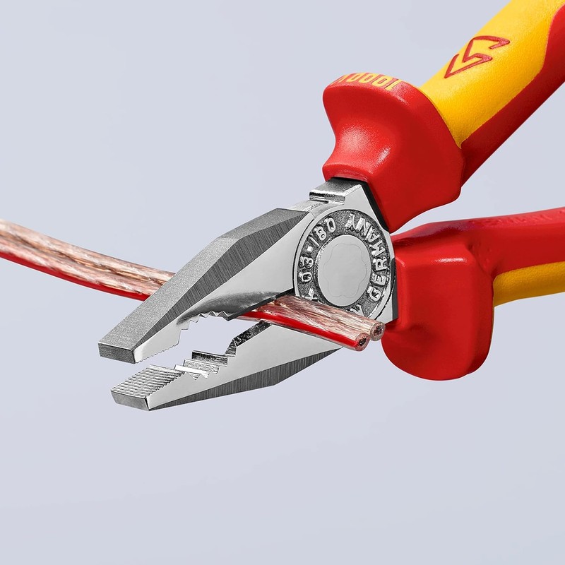 KNIPEX 0306-160 1000V Insulated Combination Pliers, Total Length 6.3 inches