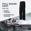 Grundéns Men’s Full Share Pant | Waterproof, Breathable, Black, Small