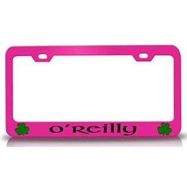 Custom Brother - O'REILLY Irish Clove Ireland Metal Car SUV Truck License Plate Frame Pn i60