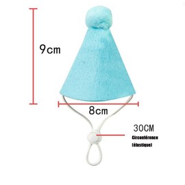 Taicols 4 Pieces Birthday Bandana for Dogs, Birthday Hat for Cats, Bib for Birthday Pets, Birthday Hat for Dogs and Cats (Blue, Red)