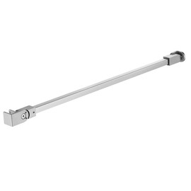 Serene Valley Frameless Shower Door Stuctural Support Arm, Wall-to-Glass Support Bar for 1/4", 5/16" and 3/8" Glass, 19 11/16-in (500mm) in Brushed Nickel Finish
