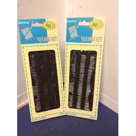 STERLING 100 Sewing Needles new in Pack on Hang Card NIP