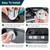W11517331 for Whirlpool Electric Range Knobs (2pcs) Replace W10850027 W11117415