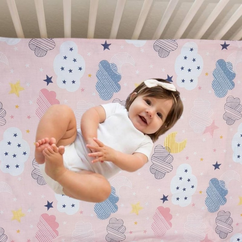 Cot Bed Fitted Sheets 140 x 70 Cotton Jersey |