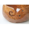 Wood Yarn Bowl for Crocheting, 7 x 4 inches