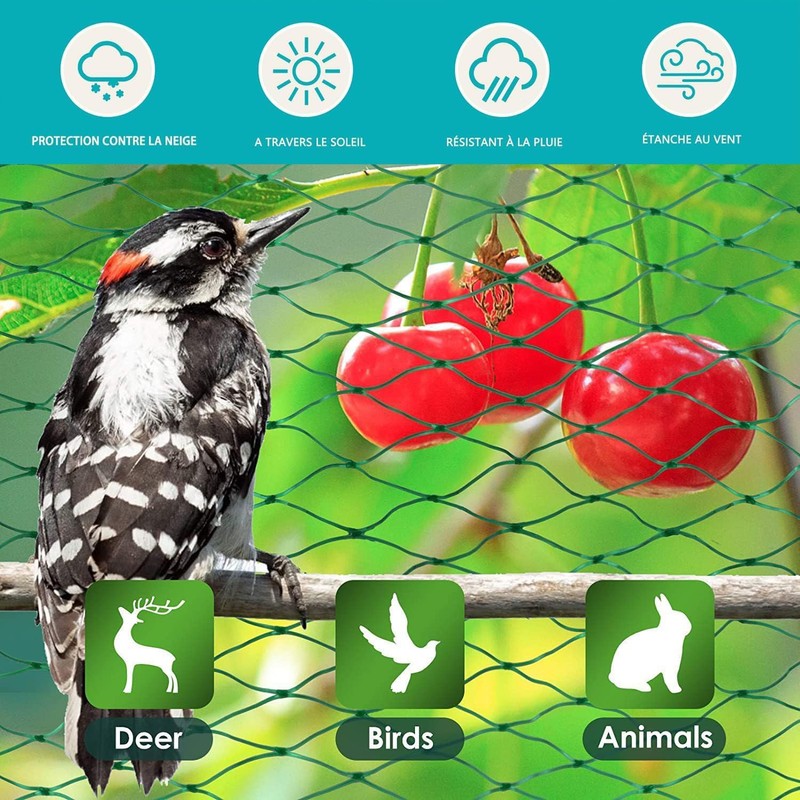 4 x 6 m Bird Protection Net, Tight Mesh, Pond