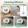 SWIFTIRON Spin Mop and Bucket with Wringer Set for Home,360°