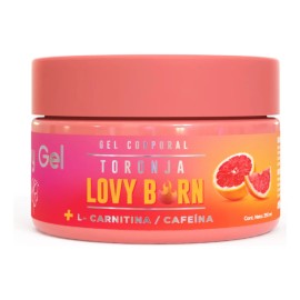 LOVY CARE Gel Corporal de Toronja Sport con L-Carnitina + Mentol + Cafeína, 250 ml, Refrescante, Reafirmante y Tonificante