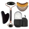 Set Rodillo Hielo, Gua Sha y Cepillo Linfático para Masaje