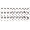 kimllier 50pcs 1 Inch Cinch Clamps, Stainless Steel Fittings Crimp
