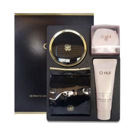 Ohui Ultimate Cover Cushion Moisture No. 01 Set February 26, 1 original product, 1 refill, 5 puffs / 오휘 얼티밋 커버 쿠션 모이스처 01호 세트 26년 2월 본품 1개 리필 1개 퍼프 5개