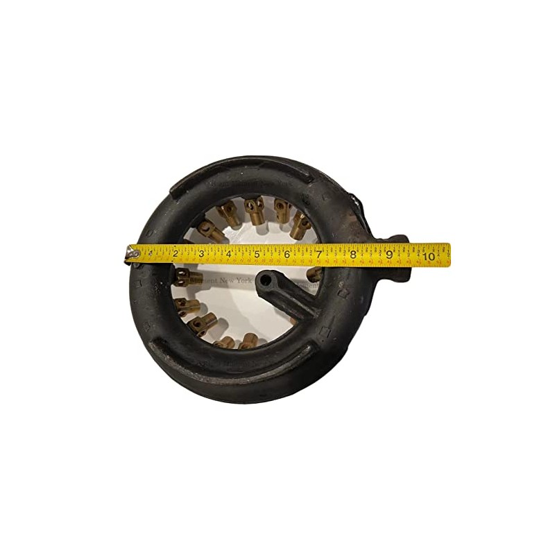 9 Inch High-powered Jet Burners W/Lip (Natural Gas) (16 Brass