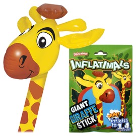 Deluxebase Inflatimals Giraffe Giant Inflatable Sea Animal Inflatable Toy Perfect Inflatable Party Gift or Party Decoration for Kids