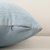 Volcanics Pack of 2 Misty Blue Decorative Chenille Cushion Covers