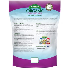 Espoma Organic Orchid Soil Mix 4qt Bag and Orchid! Liquid Plant Food Concentrate 8oz Bottle. Use for all Orchids - for Organic Gardening - Combo Pack
