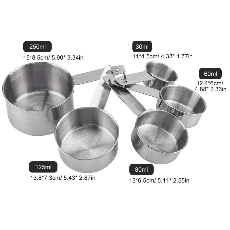 5-Piece Measuring Cup Set, Measuring Spoon, Measuring Cup, Baking Tool,