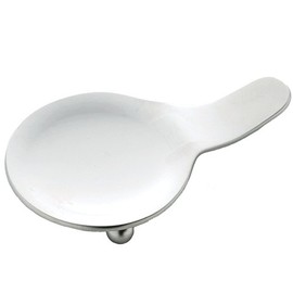 Takaman Metal Spoon Rest Silver Size (W x D x H): Approx. 3.5 x 2.1 inches (9 x 5.4 x 1.1 cm) 403004
