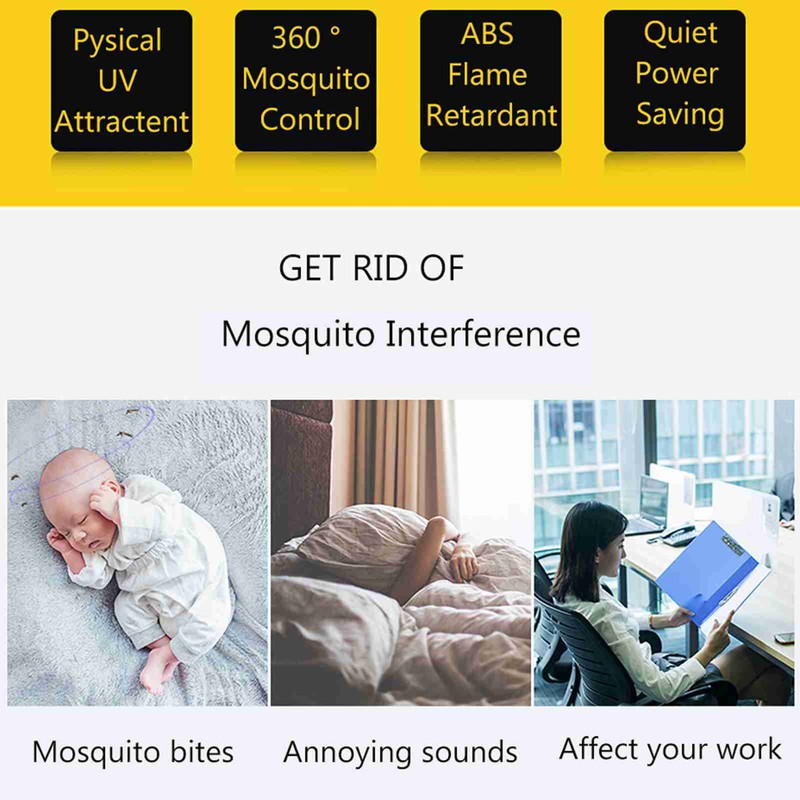 Electric Bug Zapper Mosquito Killer Bug Fly Insect Attractant Trap
