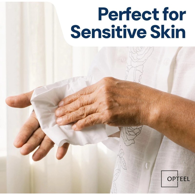 Adult Wipes For Elderly - 8"x13" 240ct (4 Packs of