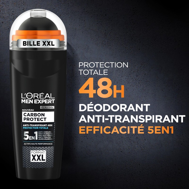 Men Expert Roll-On XL, 100 ml, Carbon Protect