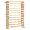 SogesHome Wine Rack Wood Storage Rack Stand, 120 Bottles Holder,