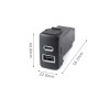 LUC Type-A/C Premium USB Charger Adapter Switch For Toyota Tundra