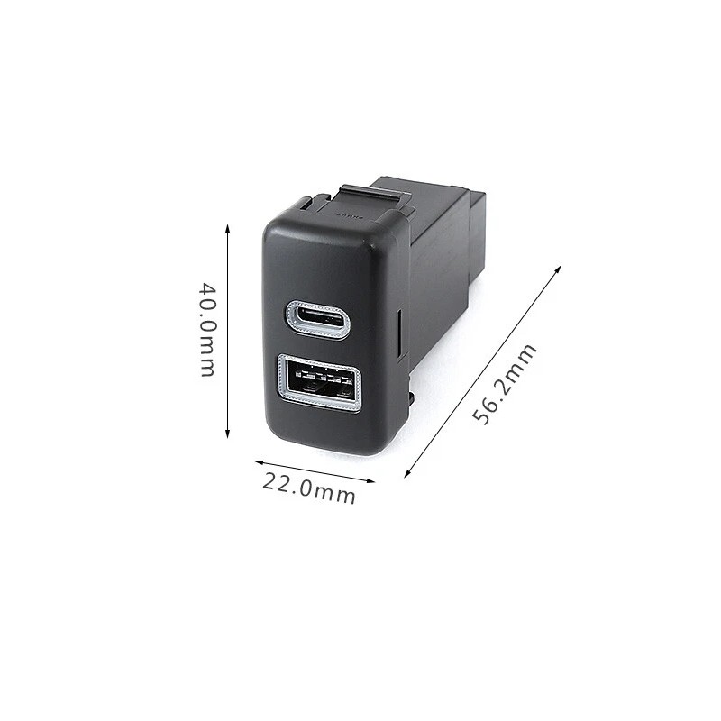 LUC Type-A/C Premium USB Charger Adapter Switch For Toyota Tundra
