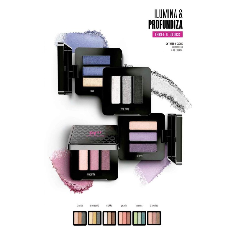 Cyzone CY Three O'Clock Eyeshadows X 3 Color: Ying Yang