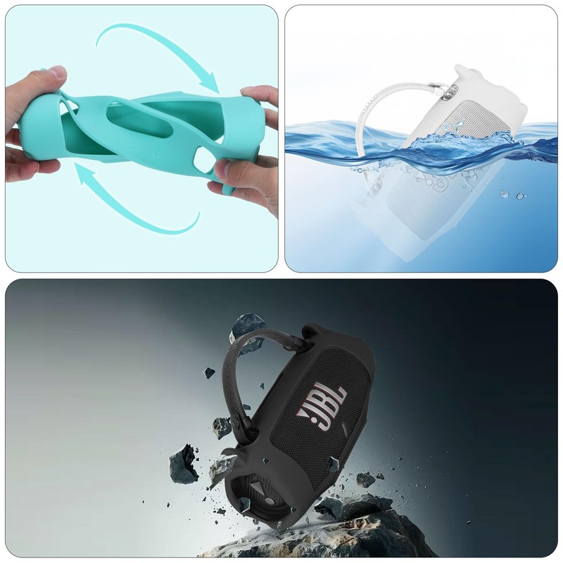 Lebakort Silicone Cover Compatible with JBL Charge 6 Portable Speaker